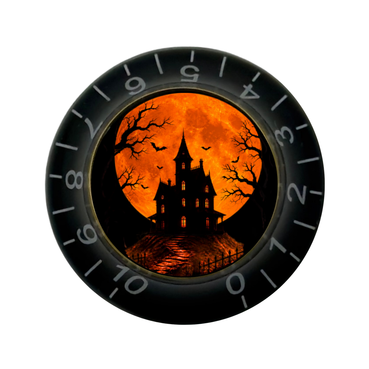 Custom Strums® Haunted Moon Bell-Style Knob Imperial (Single)