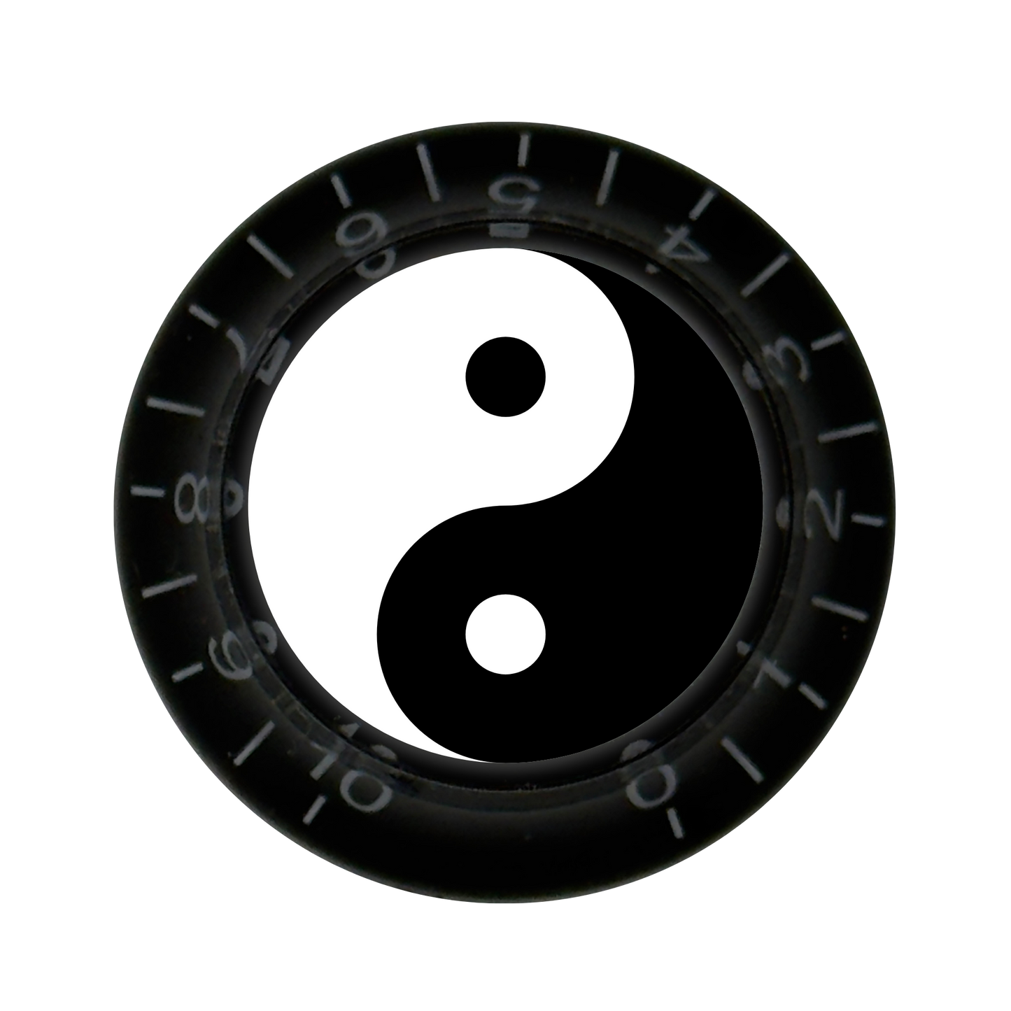 Custom Strums™ Yin and Yang Top Hat-Style Knob (Single)