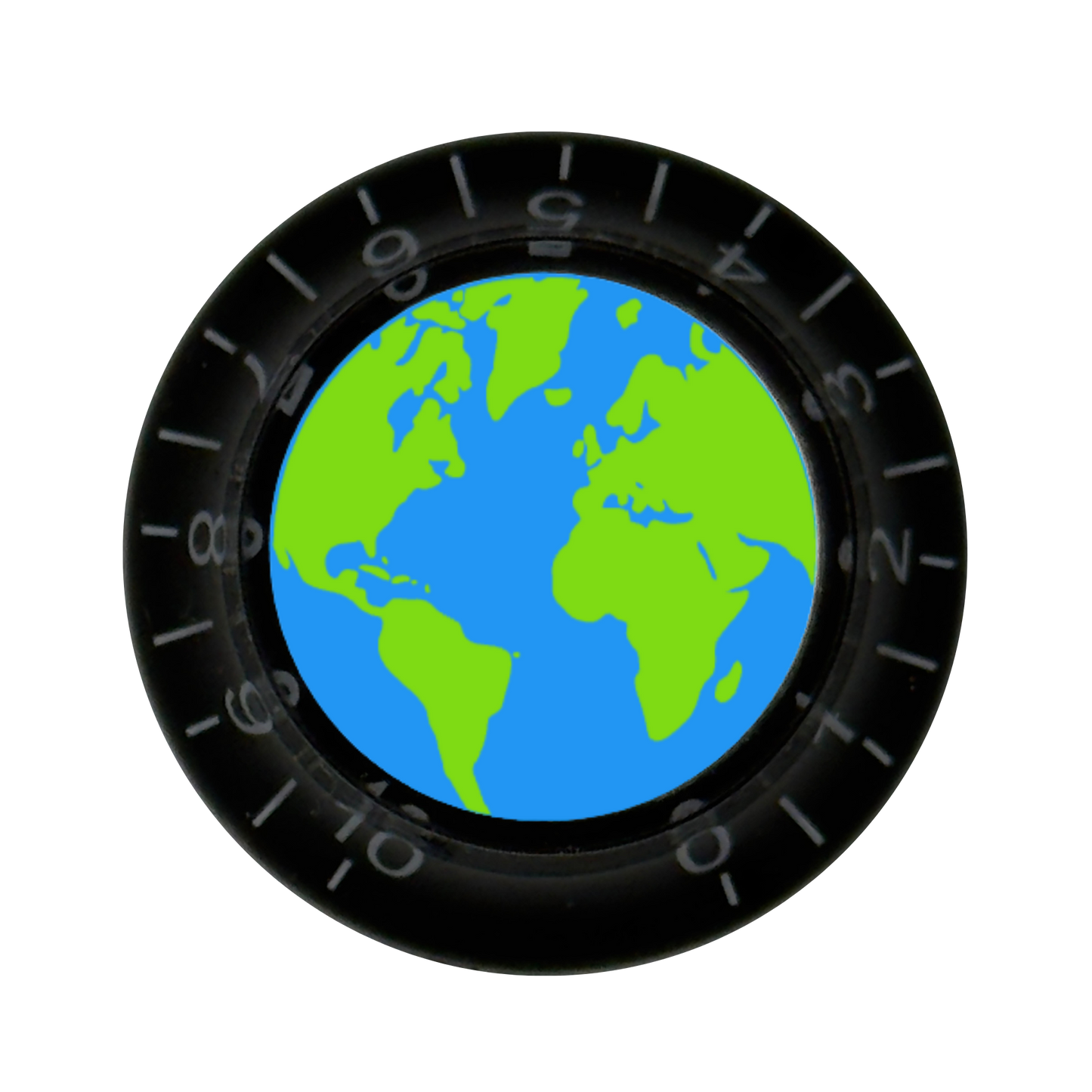 Custom Strums™ Earth Top Hat-Style Knob (Single)