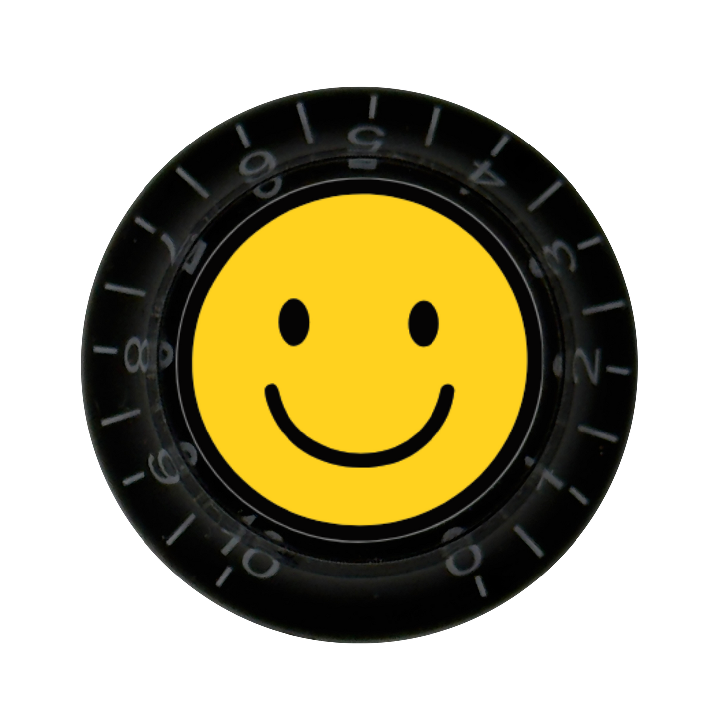 Custom Strums™ Smiley Face Top Hat-Style Knob (Single)