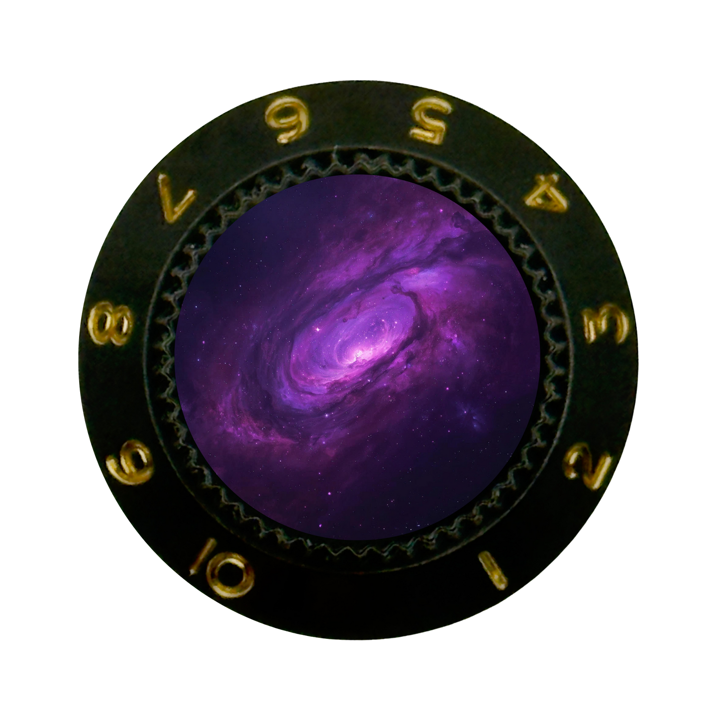 Custom Strums™ Purple Galaxy Strat-Style Knob (Single)