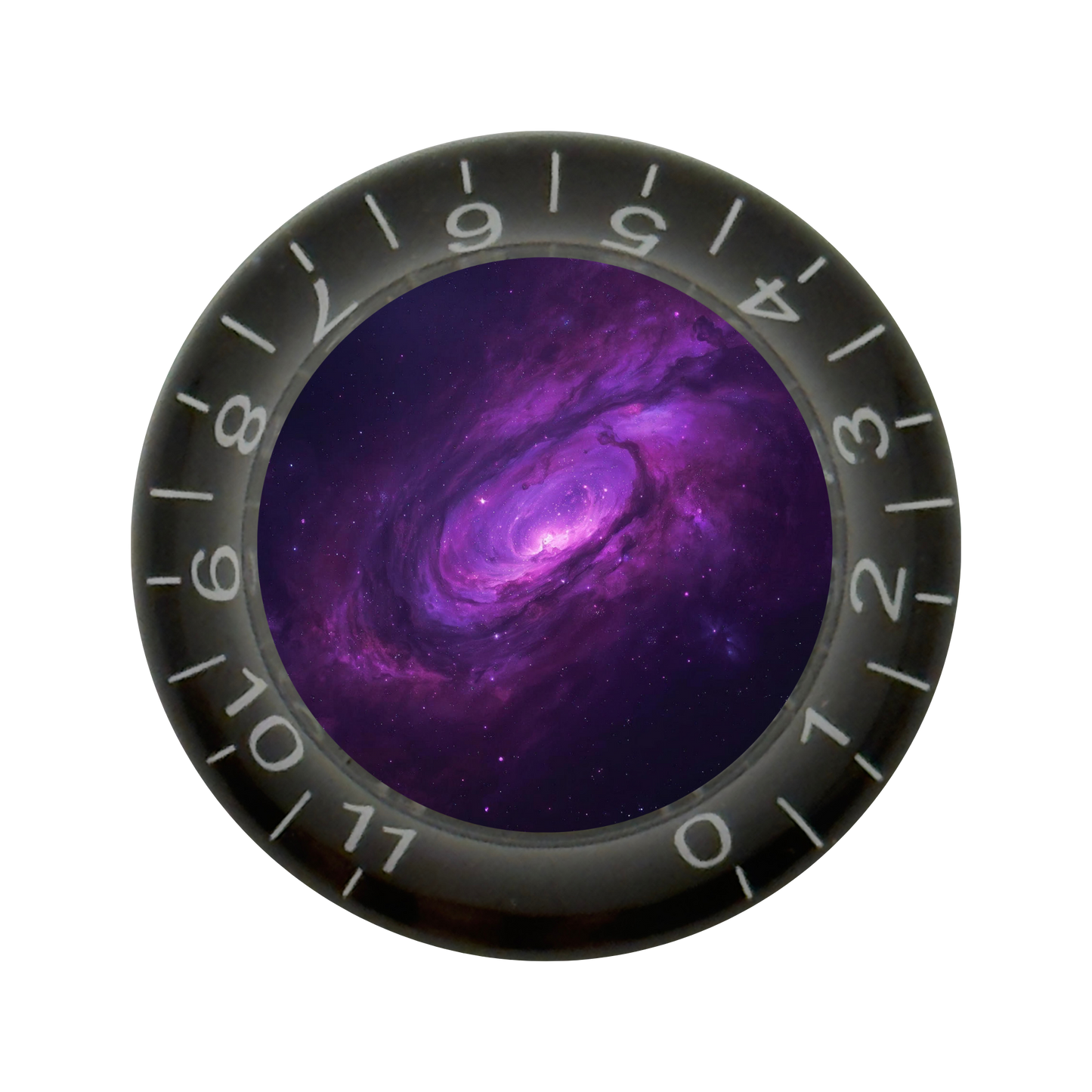 Custom Strums™ Purple Galaxy Bell-Style Knob (Single)