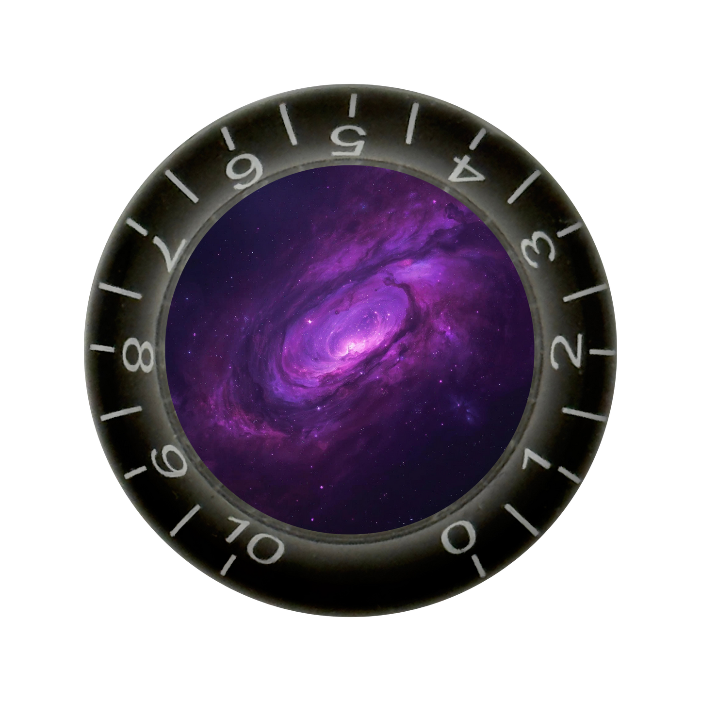 Custom Strums™ Purple Galaxy Bell-Style Knob (Single)