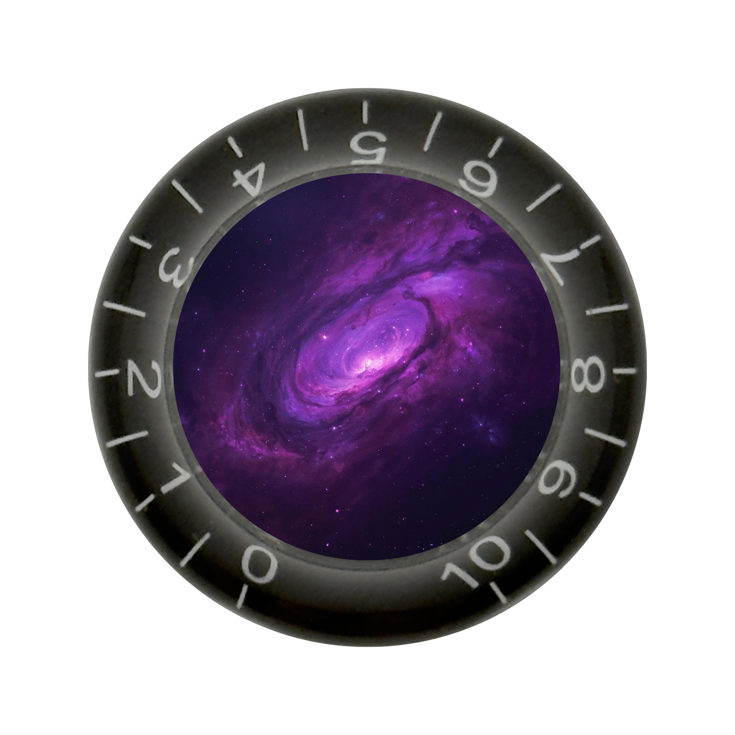 Custom Strums™ Purple Galaxy Bell-Style Knob (Single)