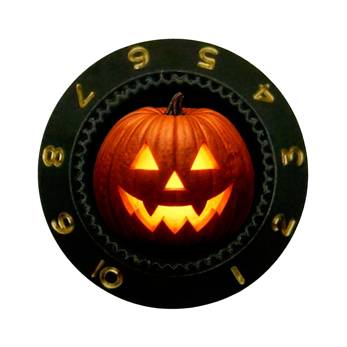 Custom Strums® Jack-o’-Lantern Strat-Style Knob (Single)