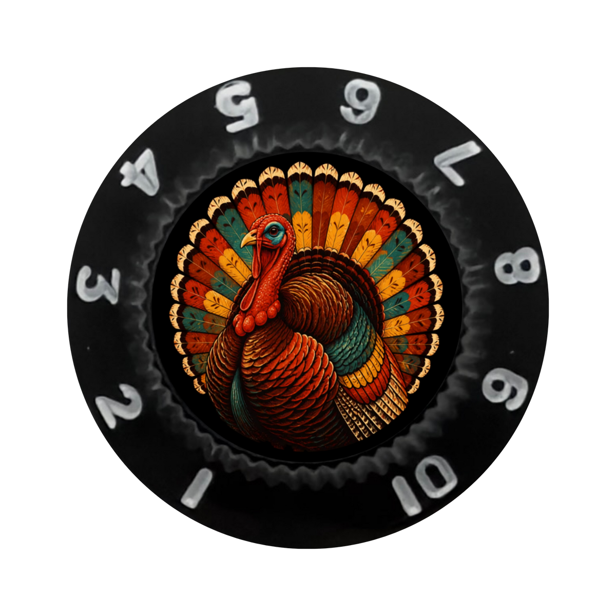Custom Strums® Thanksgiving Turkey Strat-Style Knob (Single)