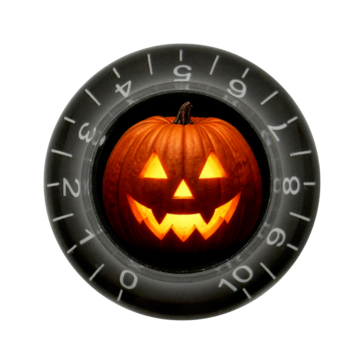 Custom Strums® Jack-o’-Lantern Bell-Style Knob Metric (Single)
