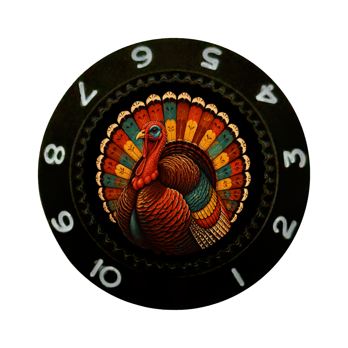 Custom Strums® Thanksgiving Turkey Strat-Style Knob (Single)