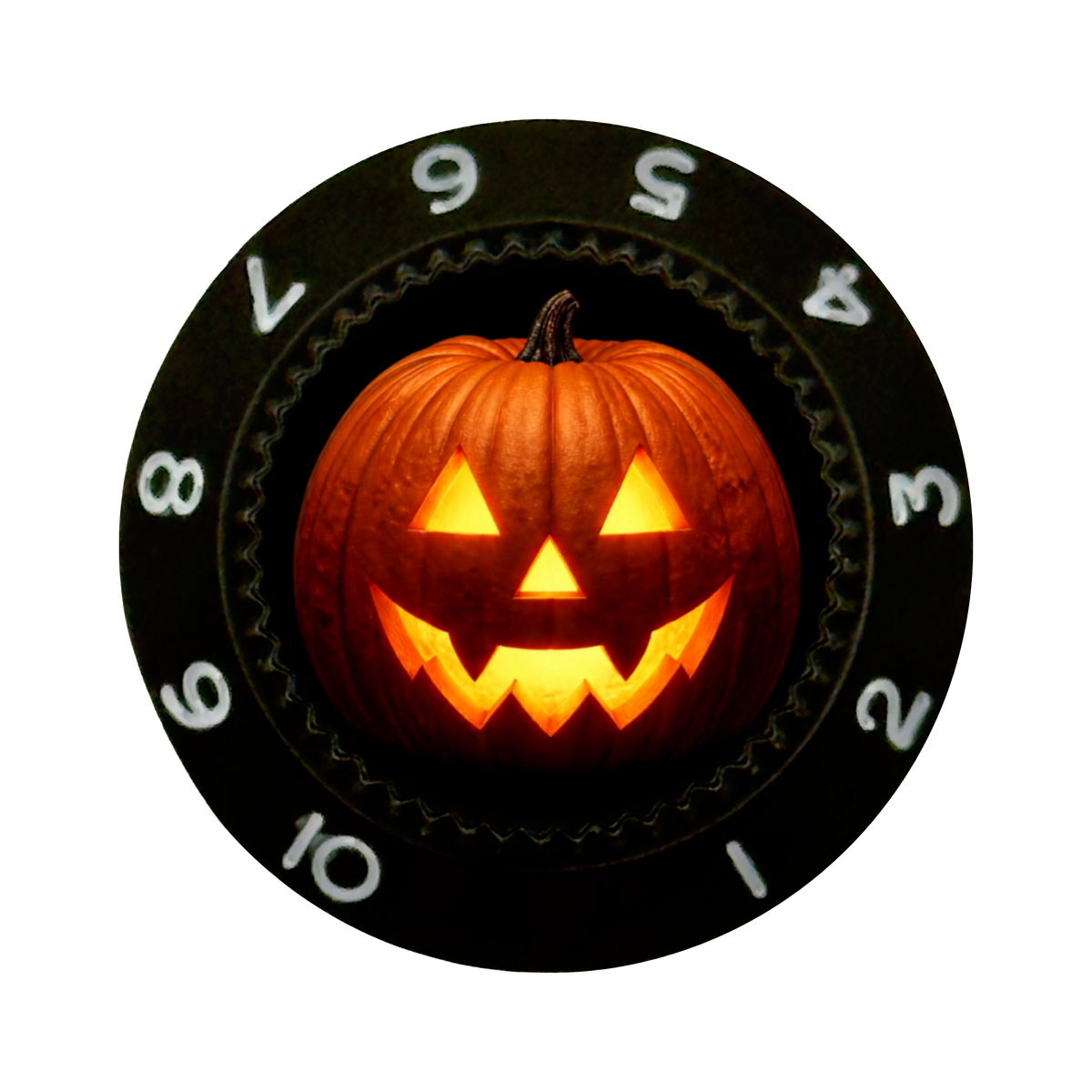 Custom Strums® Jack-o’-Lantern Strat-Style Knob (Single)