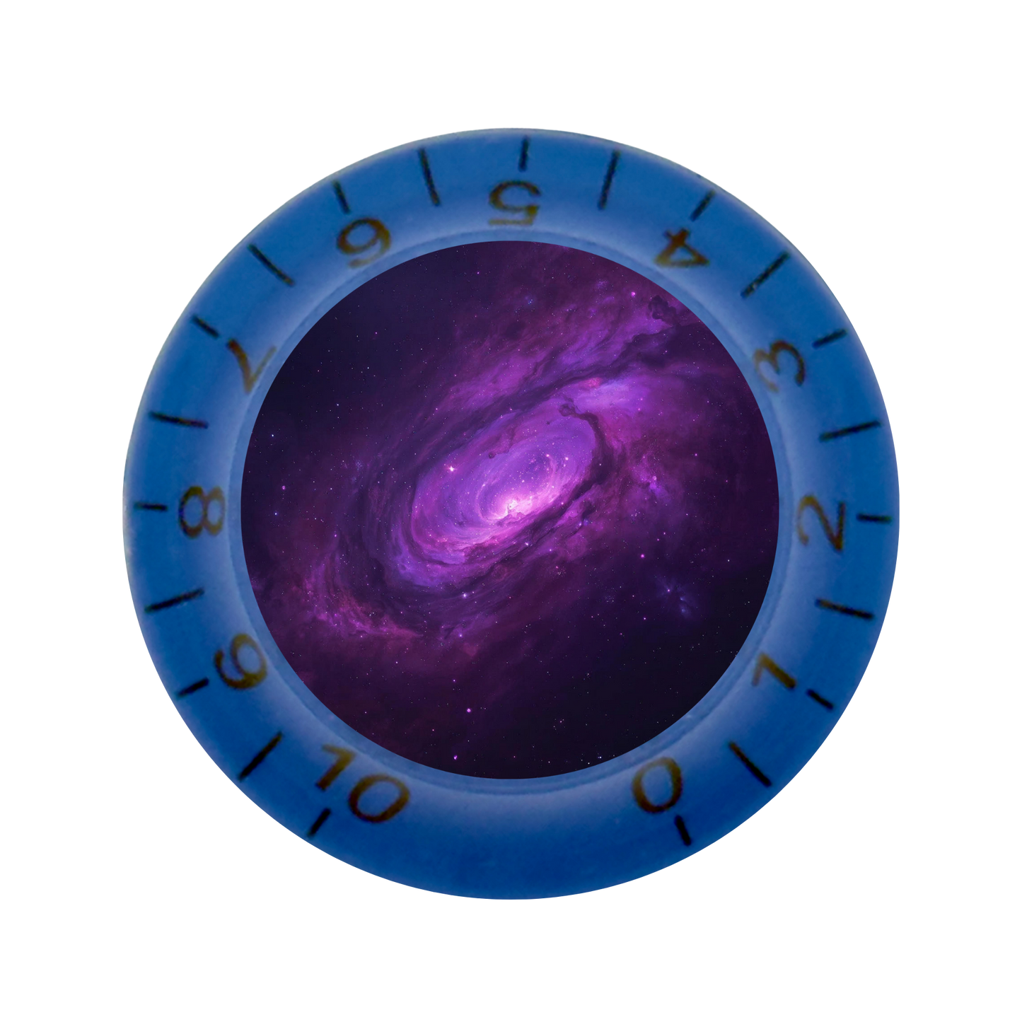 Custom Strums™ Purple Galaxy Bell-Style Knob (Single)