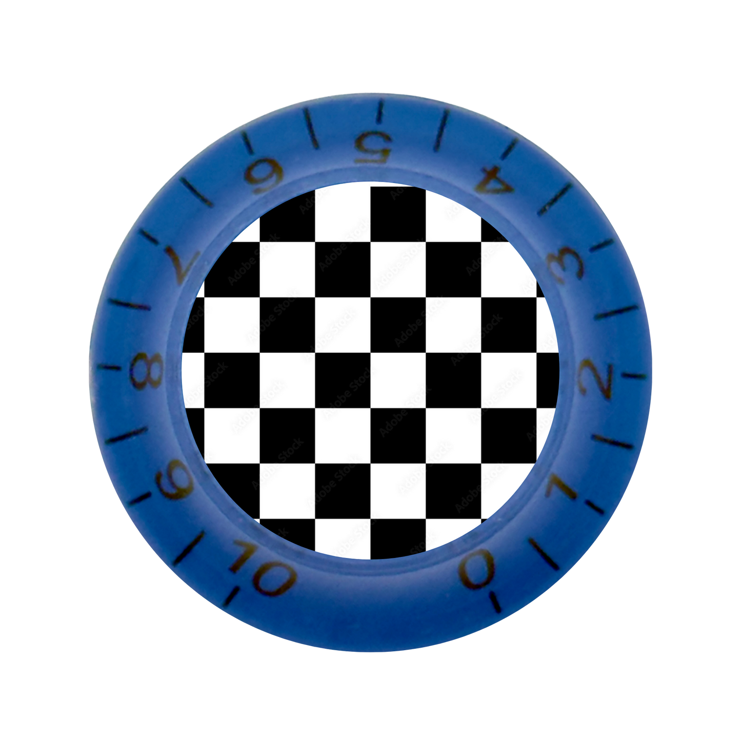 Custom Strums™ Checkerboard Bell-Style Knob (Single)