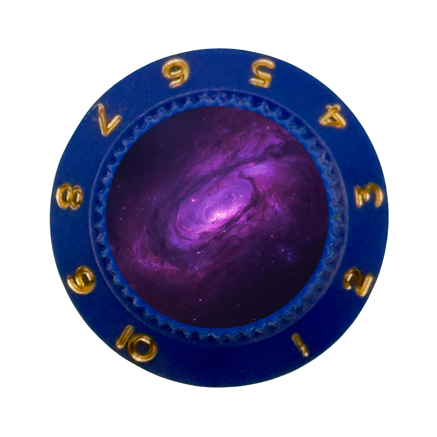 Custom Strums™ Purple Galaxy Strat-Style Knob (Single)