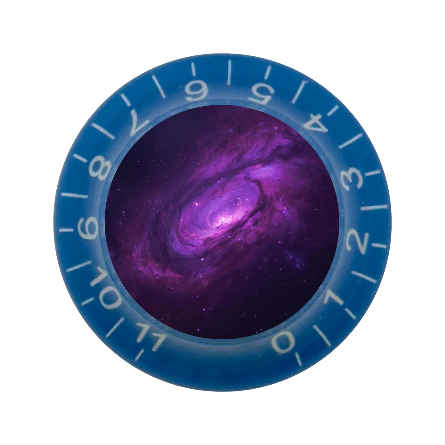 Custom Strums™ Purple Galaxy Bell-Style Knob (Single)