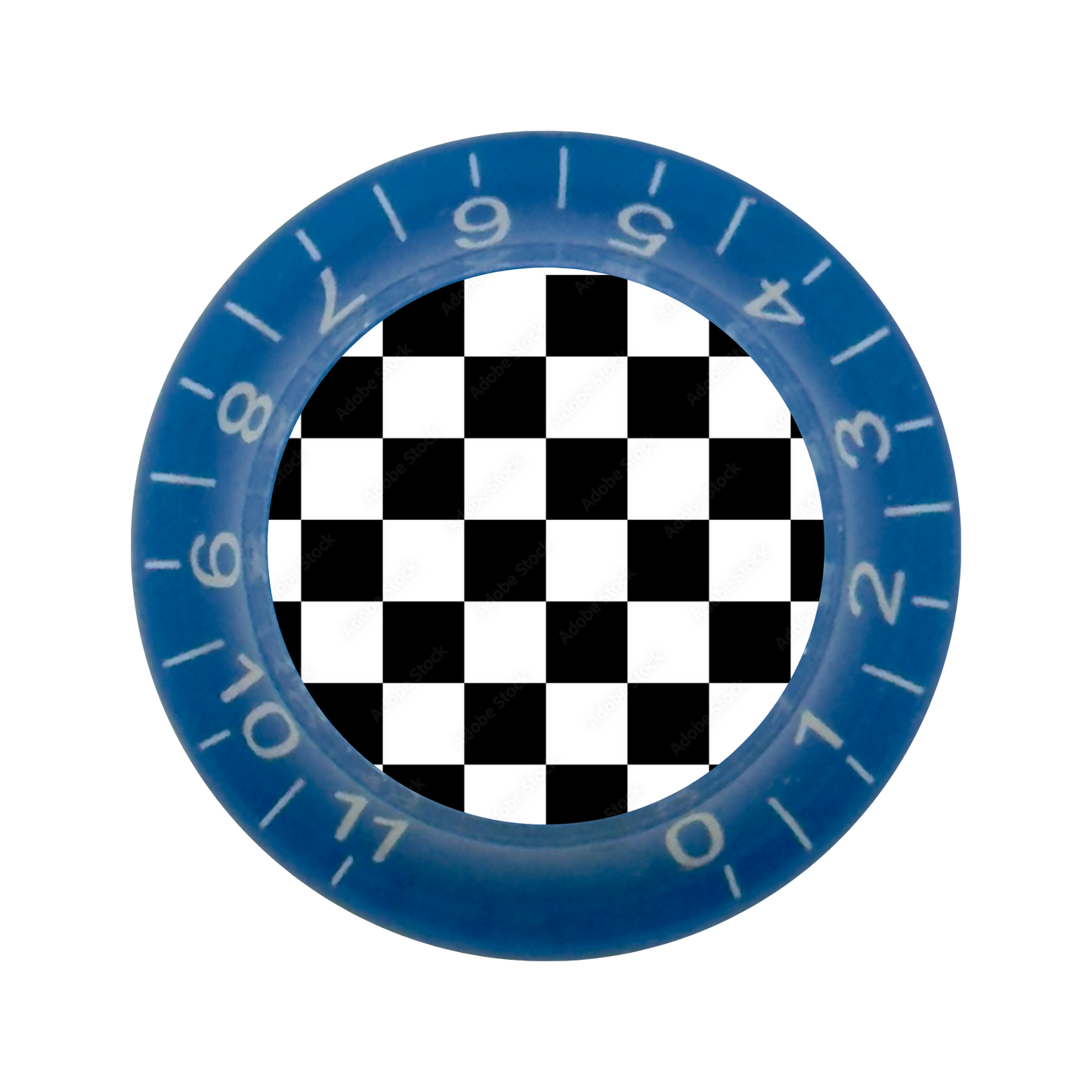 Custom Strums™ Checkerboard Bell-Style Knob (Single)