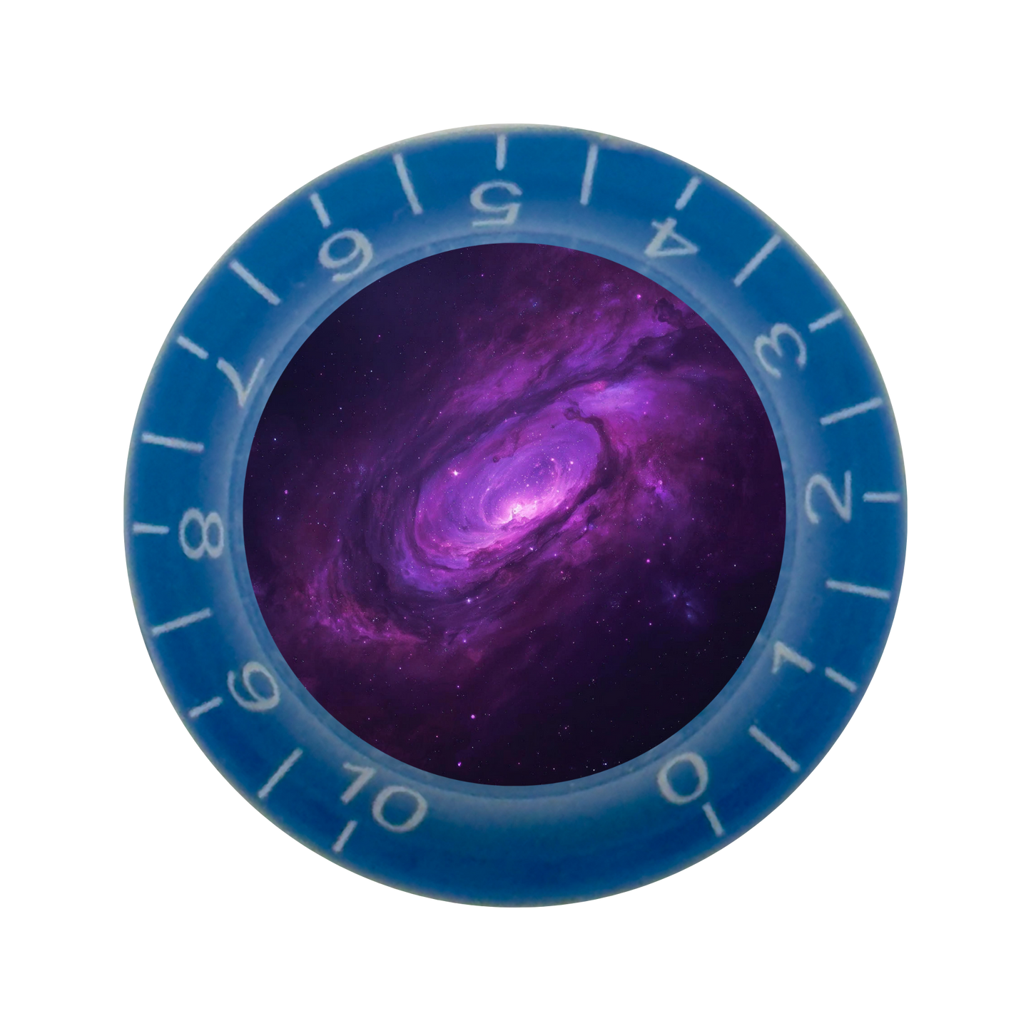 Custom Strums™ Purple Galaxy Bell-Style Knob (Single)