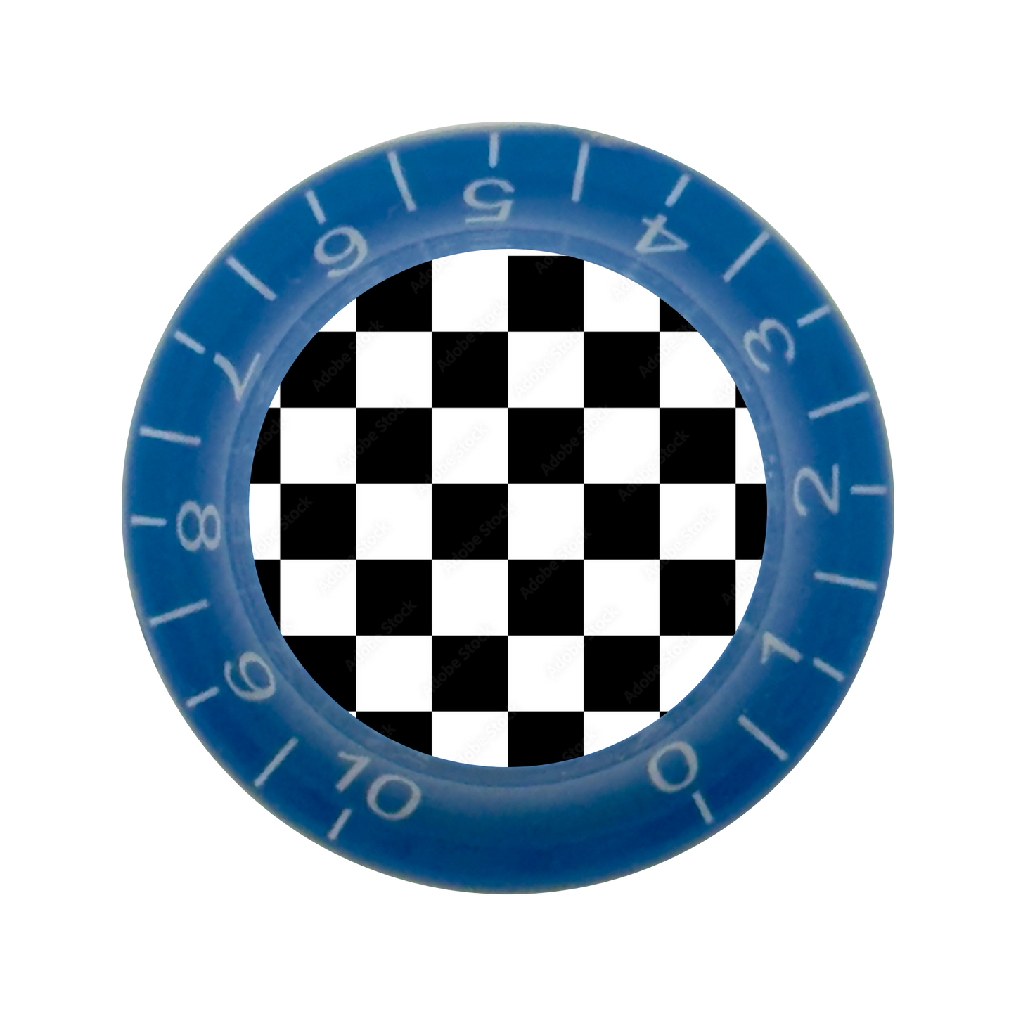 Custom Strums™ Checkerboard Bell-Style Knob (Single)