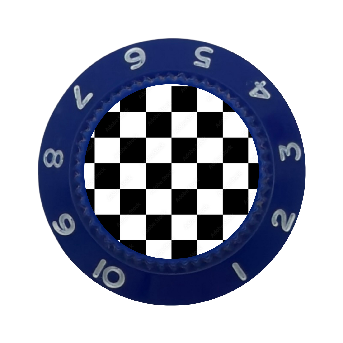 Custom Strums™ Checkerboard Strat-Style Knob (Single)