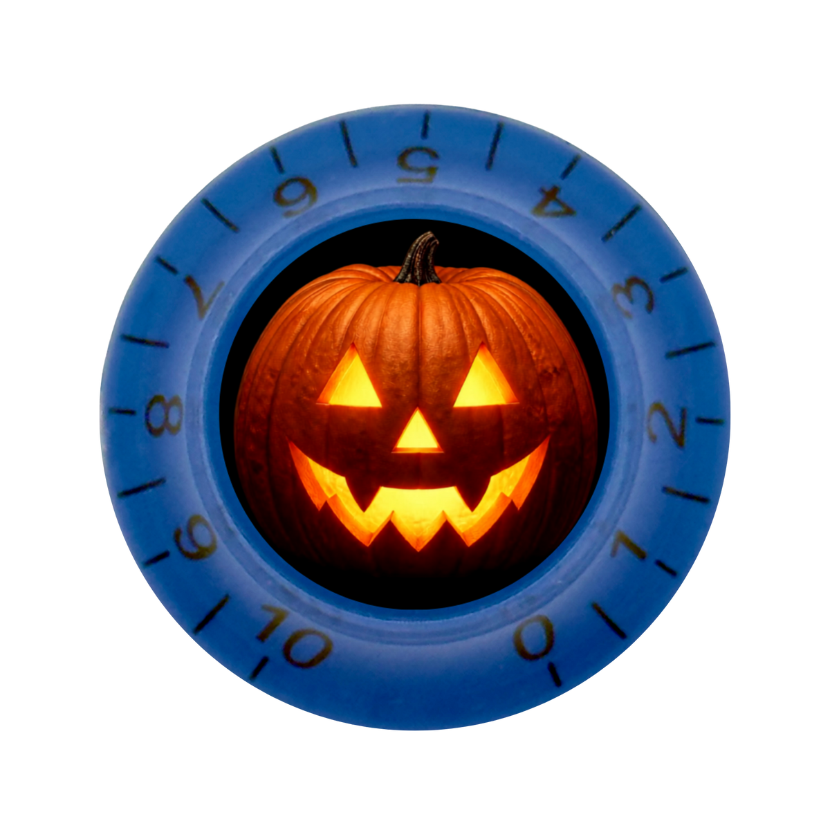 Custom Strums® Jack-o’-Lantern Bell-Style Knob Metric (Single)