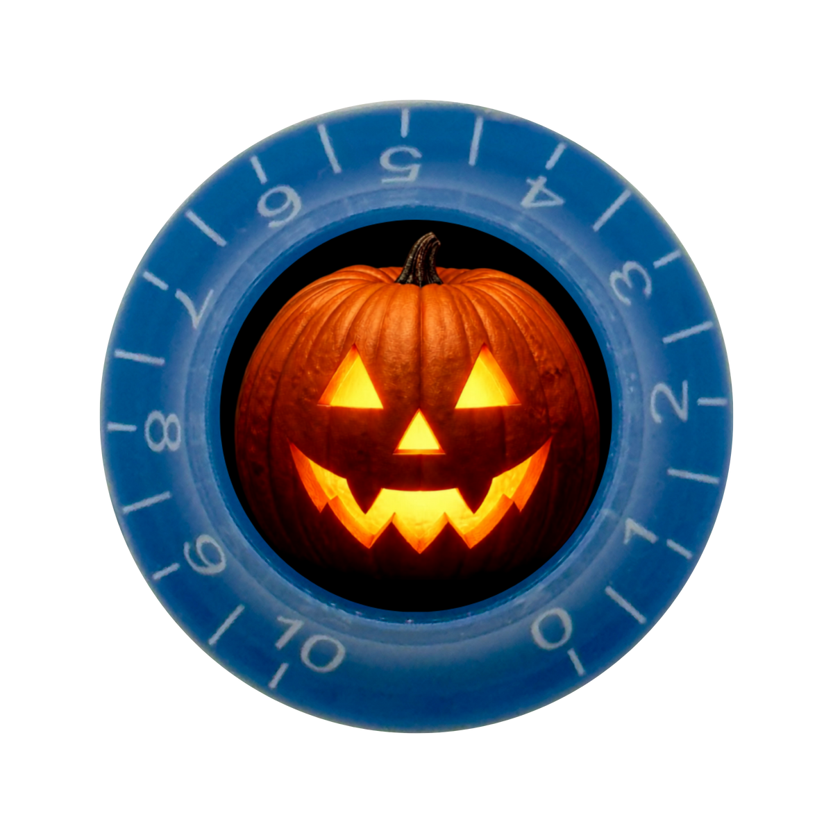 Custom Strums® Jack-o’-Lantern Bell-Style Knob Metric (Single)