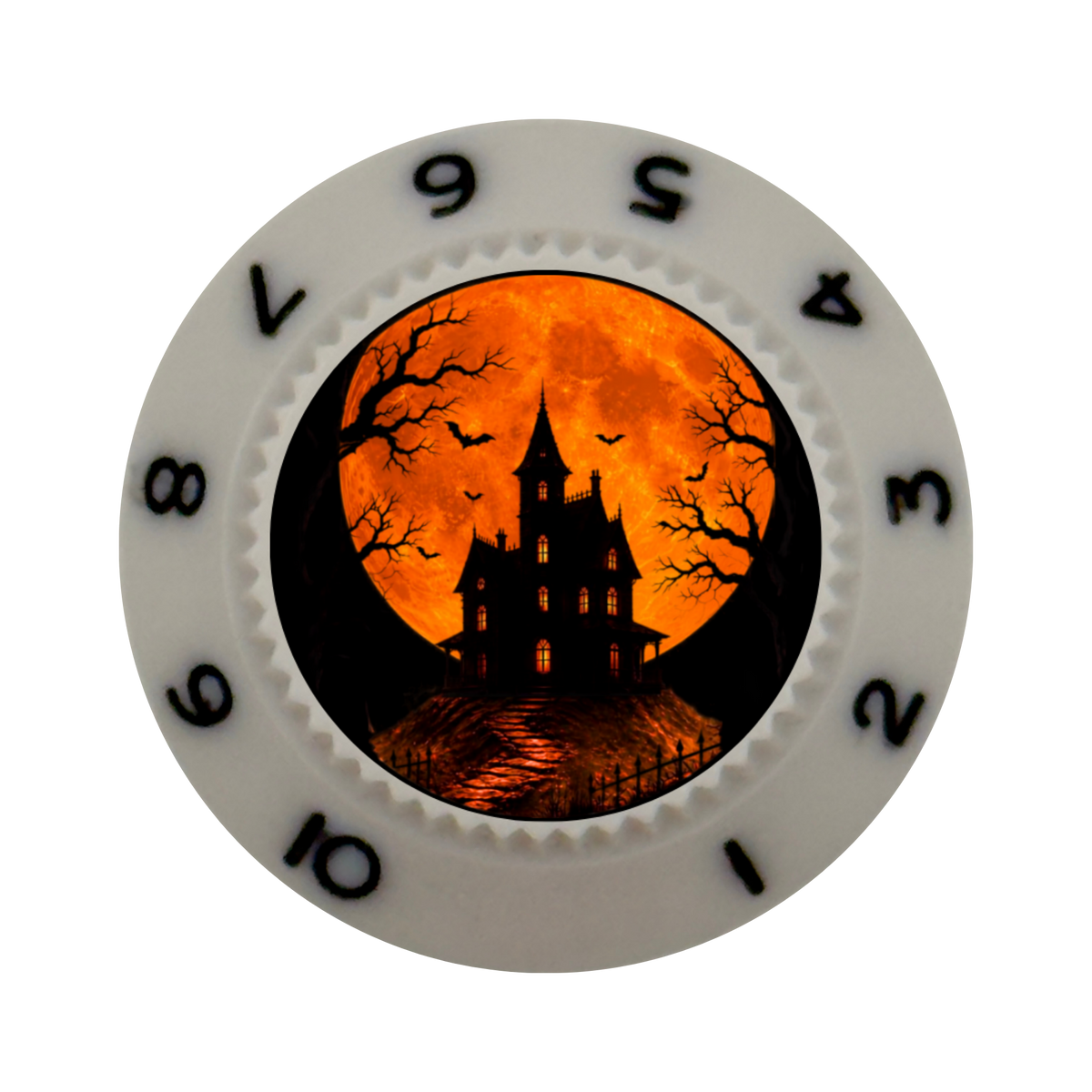 Custom Strums® Haunted Moon Strat-Style Knob (Single)