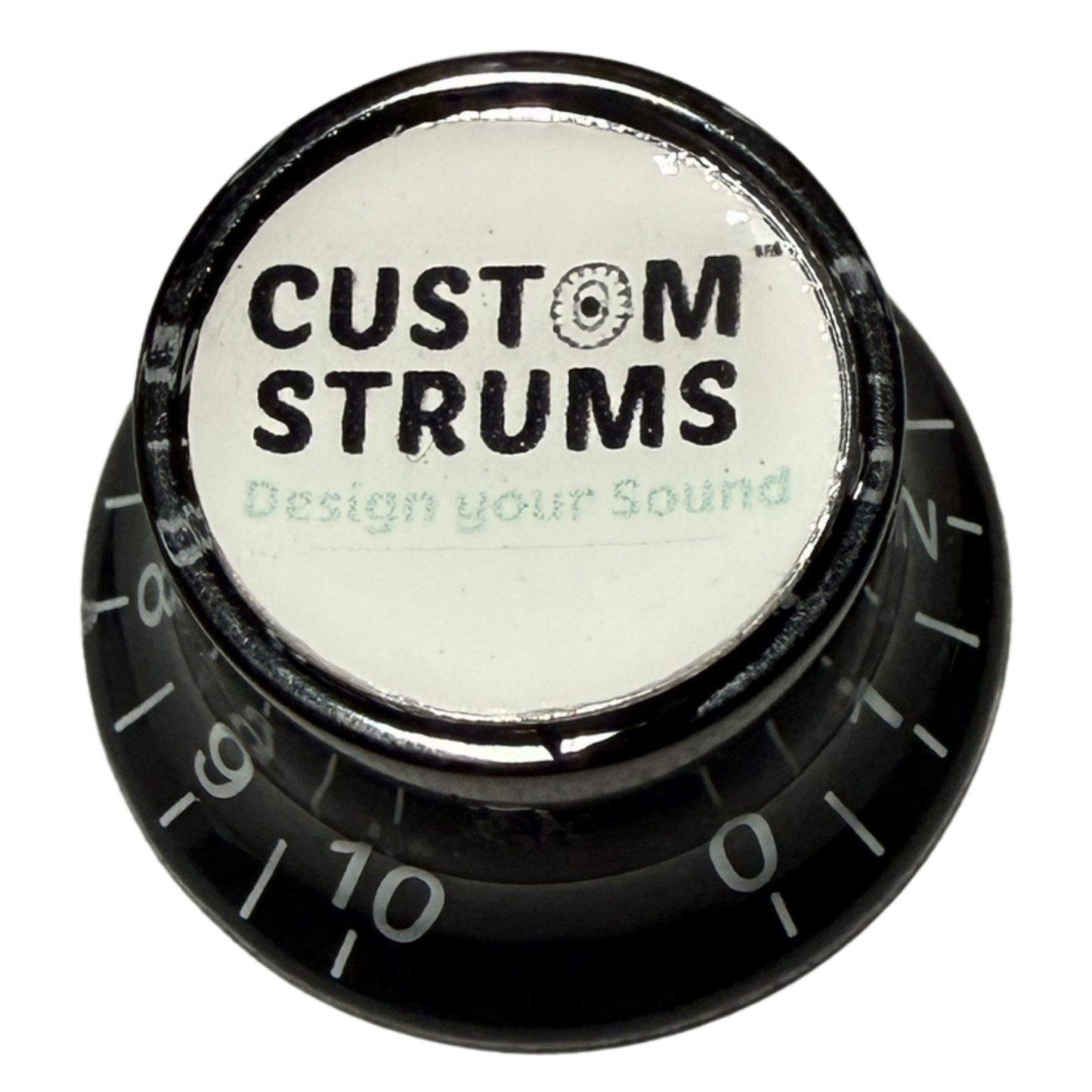 Personalized Top Hat-Style Knob (Single)