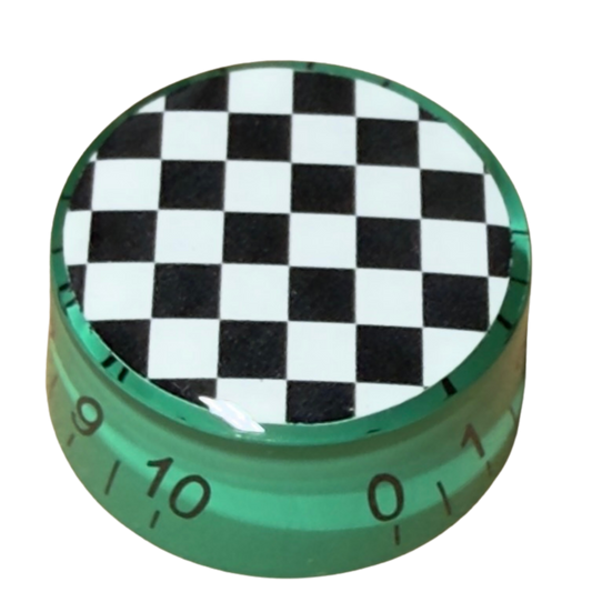 Custom Strums™ Checkerboard Speed-Style Knob (Single)