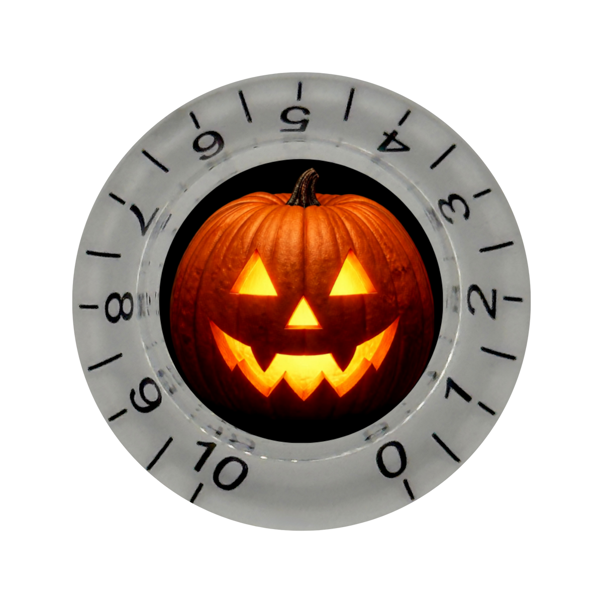 Custom Strums® Jack-o’-Lantern Bell-Style Knob Metric (Single)