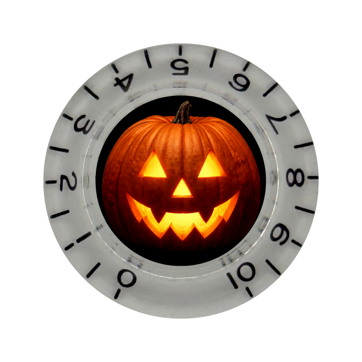 Custom Strums® Jack-o’-Lantern Bell-Style Knob Metric (Single)