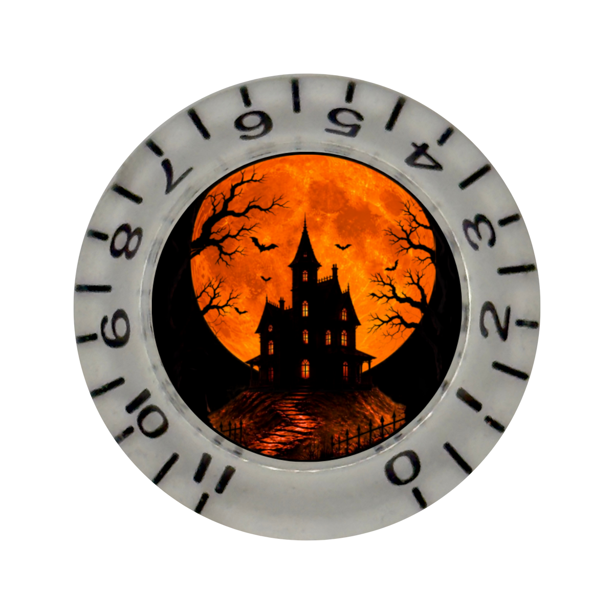 Custom Strums® Haunted Moon Bell-Style Knob Imperial (Single)