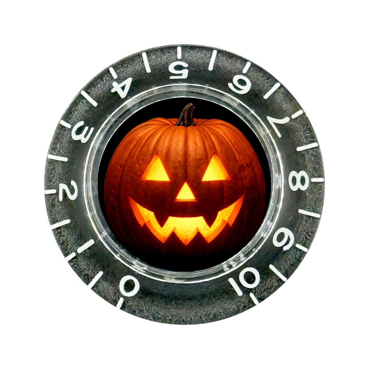 Custom Strums® Jack-o’-Lantern Bell-Style Knob Metric (Single)