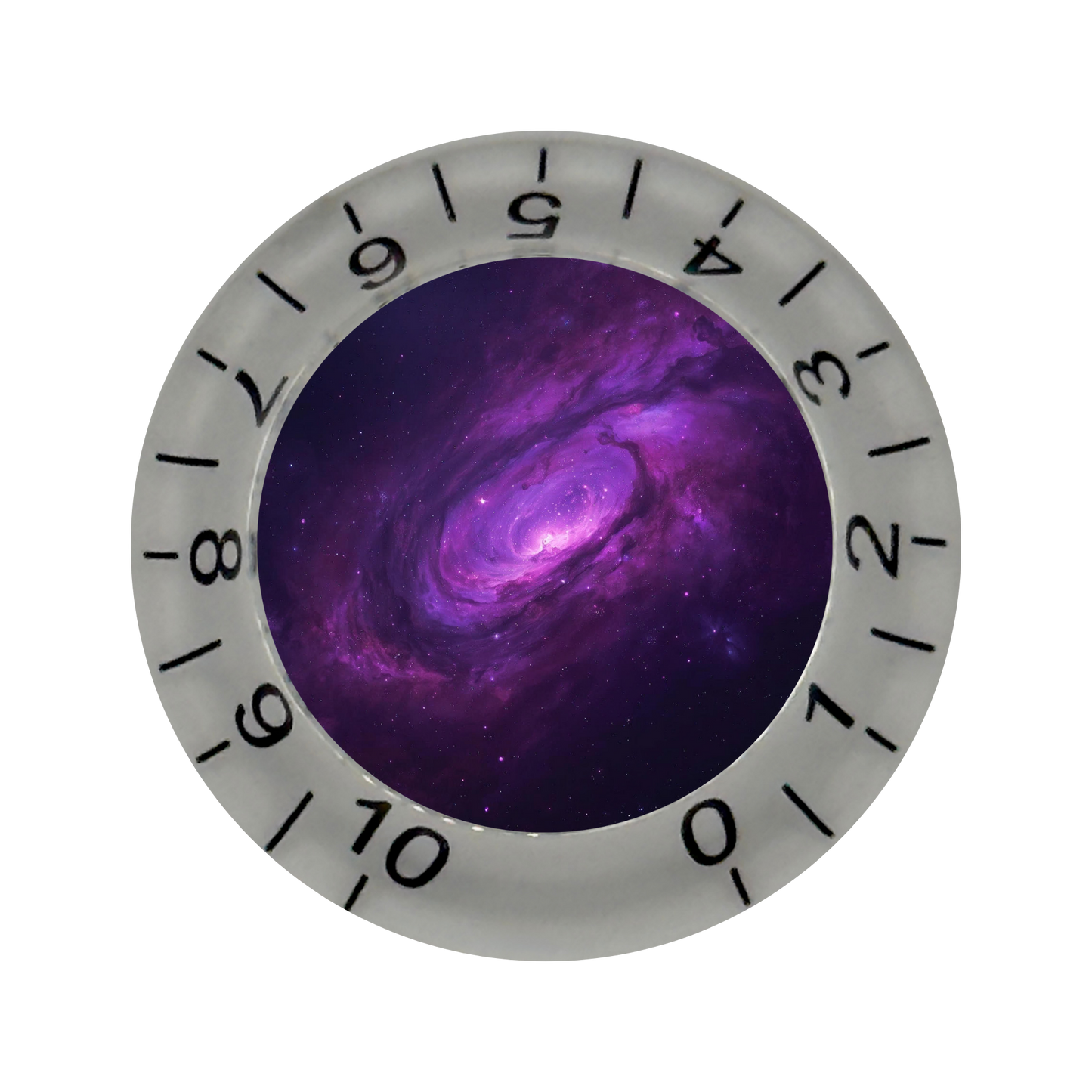 Custom Strums™ Purple Galaxy Bell-Style Knob (Single)