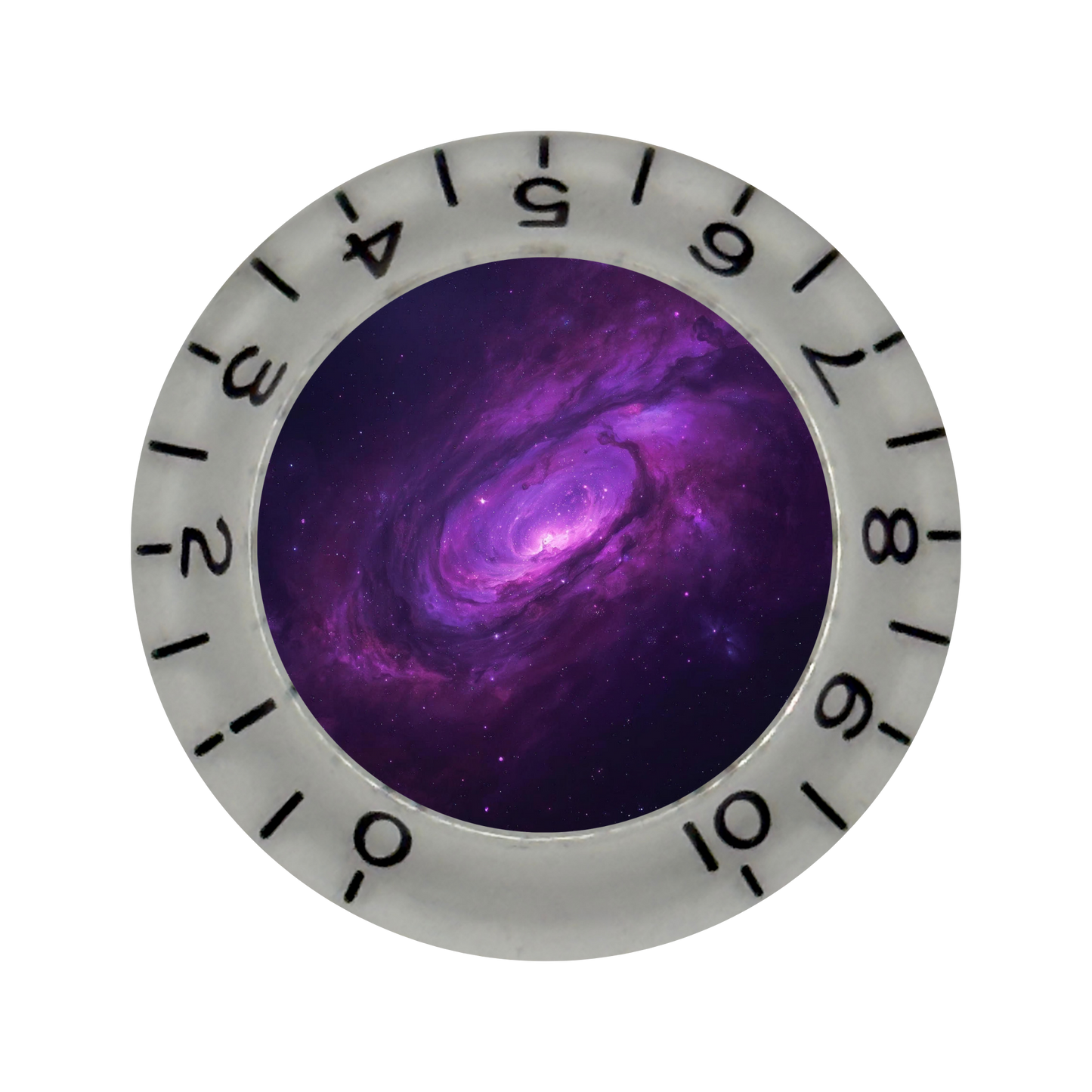 Custom Strums™ Purple Galaxy Bell-Style Knob (Single)