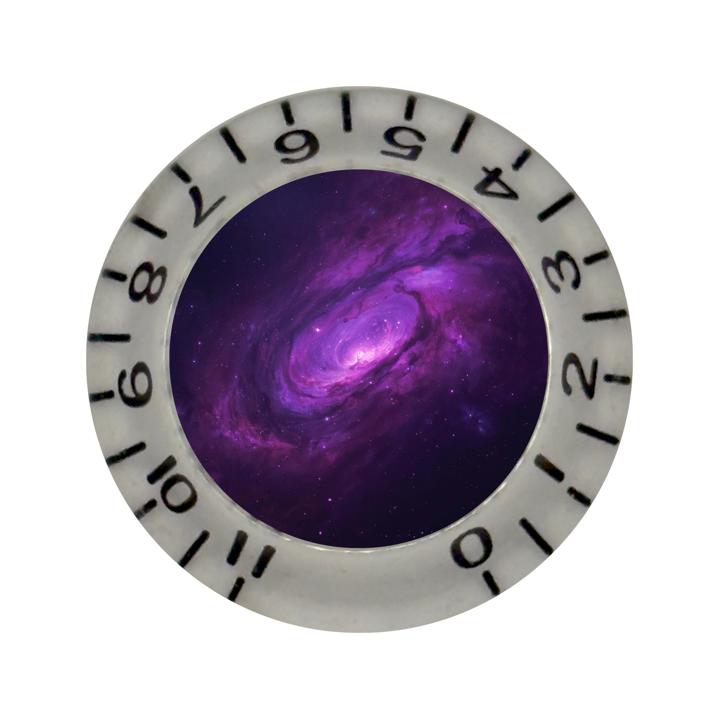 Custom Strums™ Purple Galaxy Bell-Style Knob (Single)