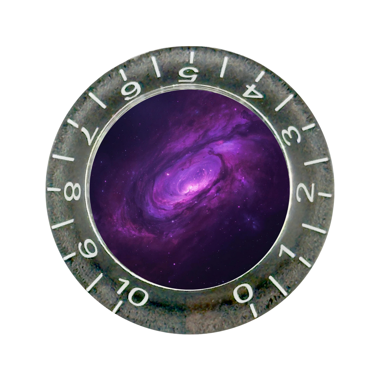 Custom Strums™ Purple Galaxy Bell-Style Knob (Single)