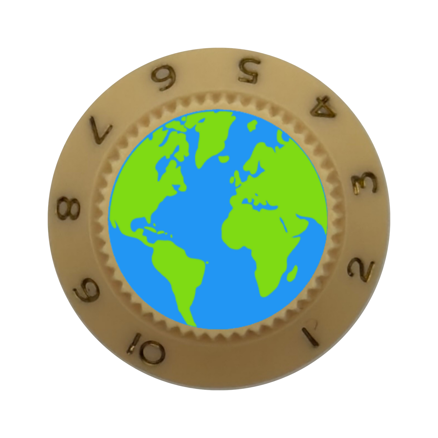 Custom Strums™ Earth Strat-Style Knob (Single)