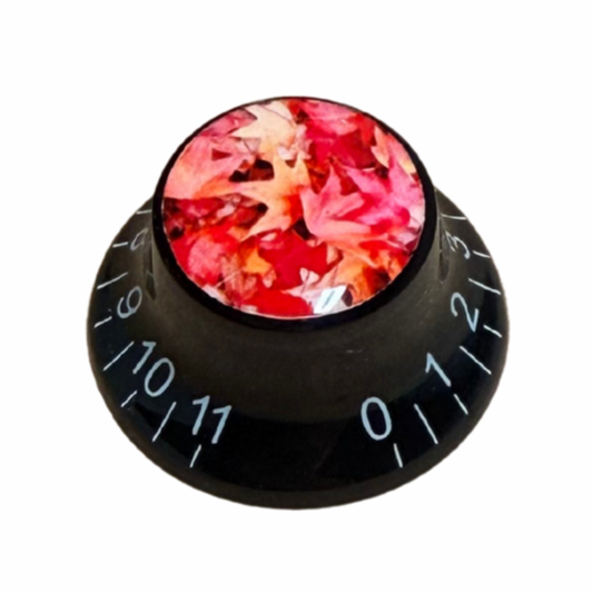 Custom Strums® Autumn Leaves Bell-Style Knob Metric (Single)