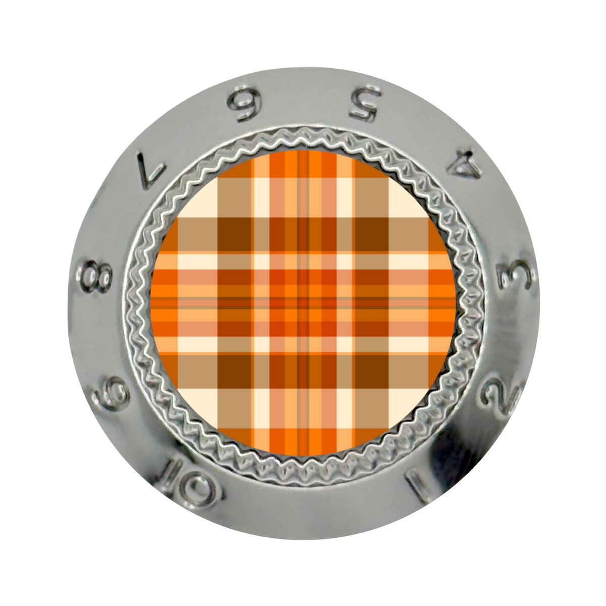 Custom Strums® Fall Plaid Strat-Style Knob (Single)