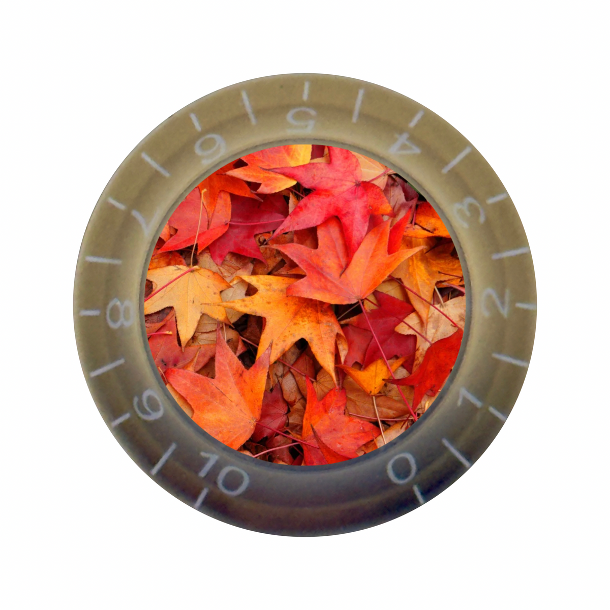 Custom Strums® Autumn Leaves Bell-Style Knob Metric (Single)