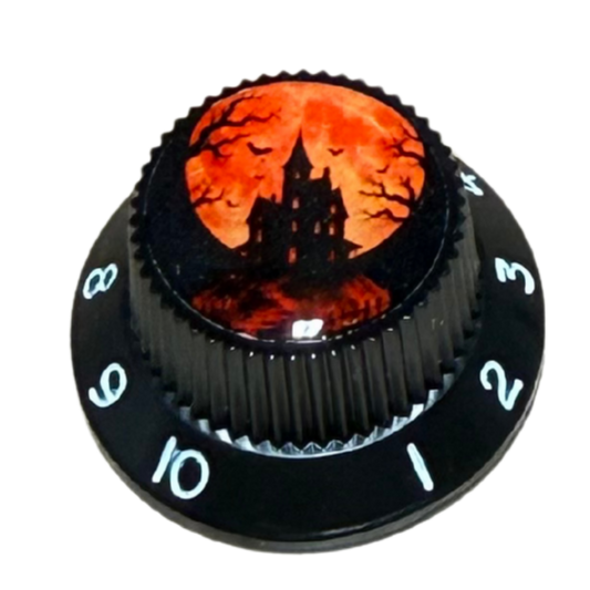 Custom Strums® Haunted Moon Strat-Style Knob (Single)