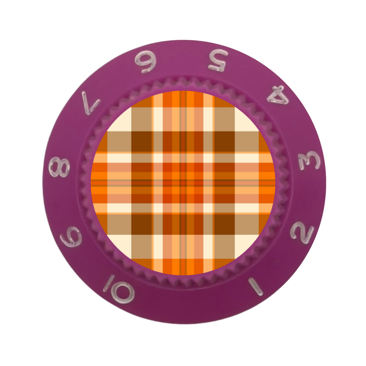 Custom Strums® Fall Plaid Strat-Style Knob (Single)