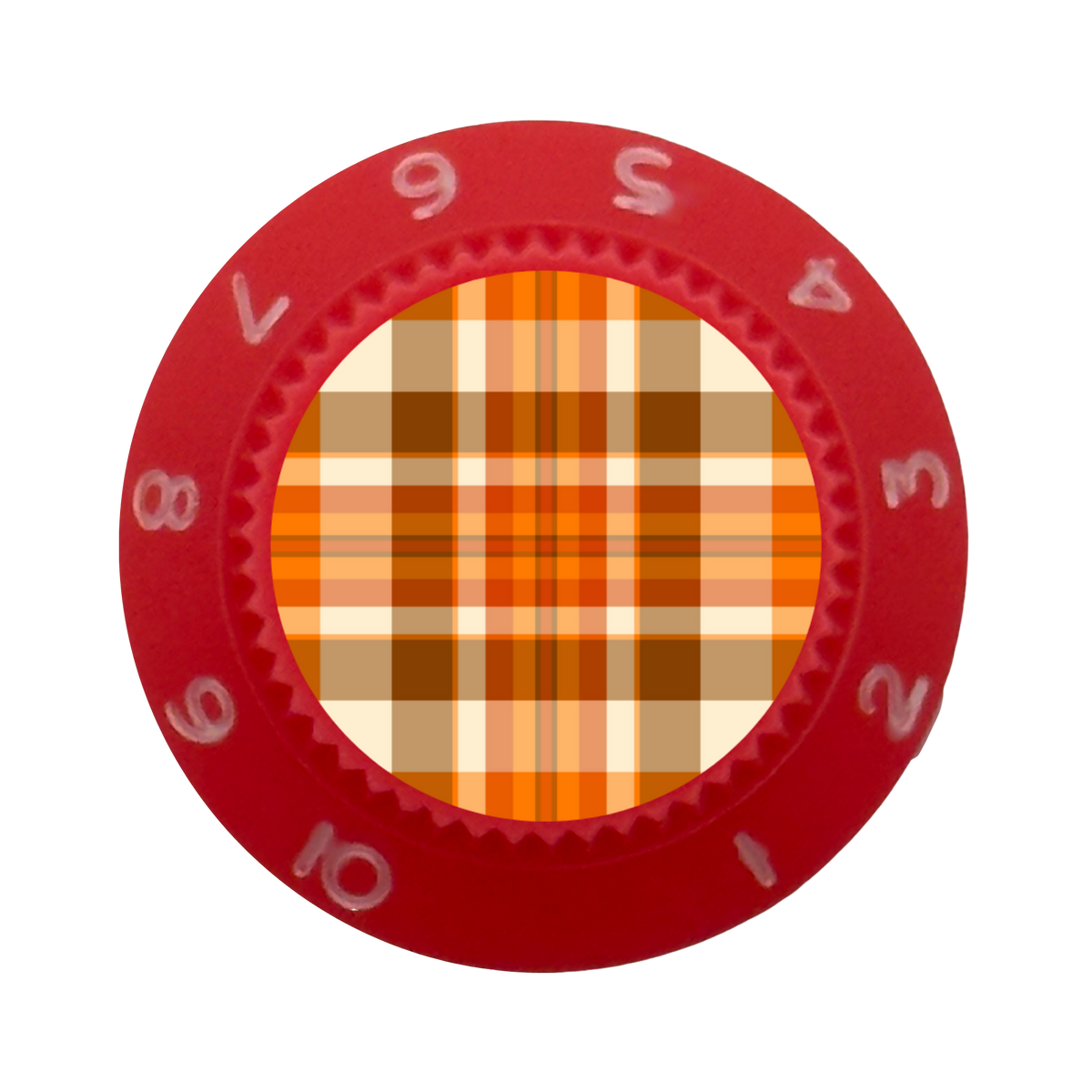 Custom Strums® Fall Plaid Strat-Style Knob (Single)