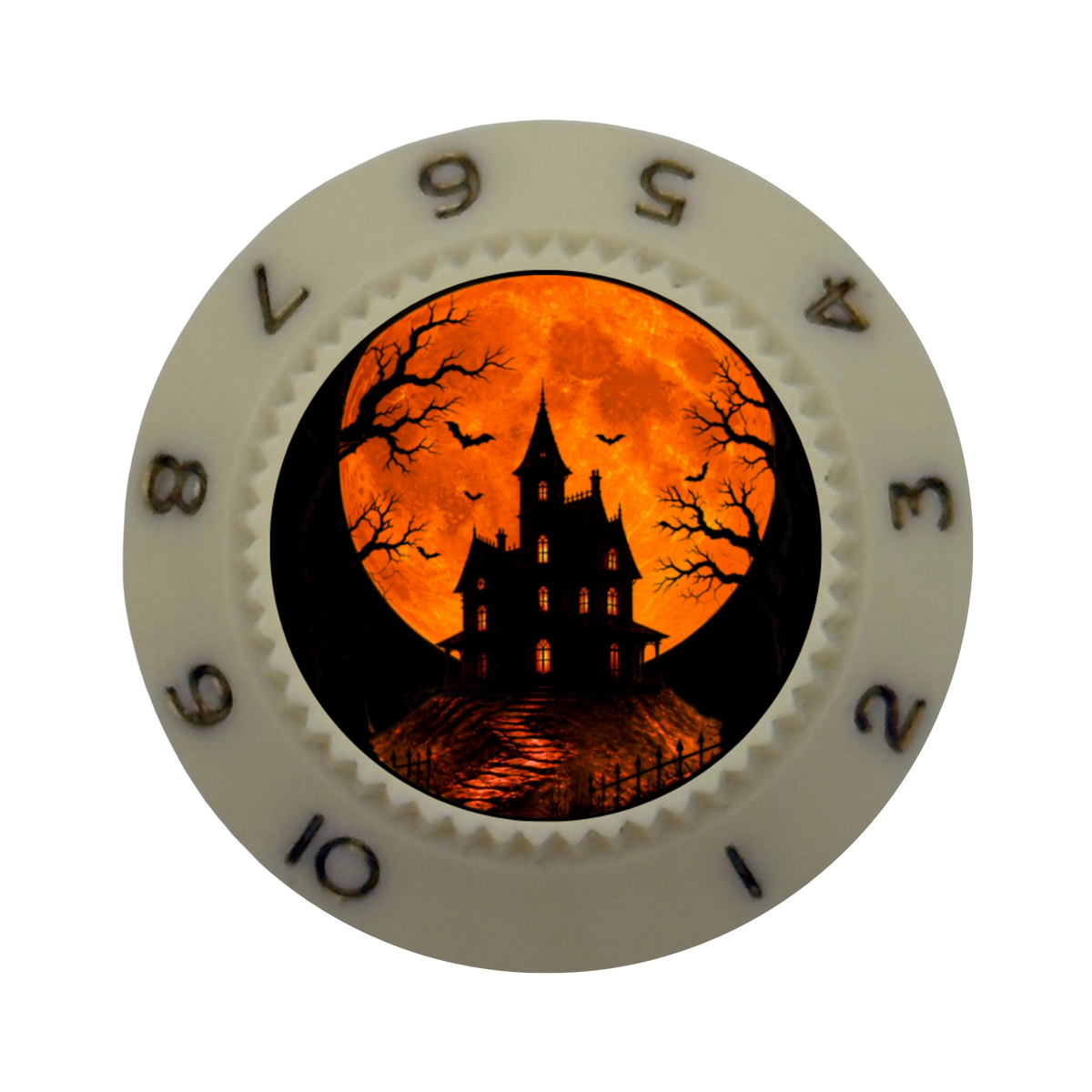 Custom Strums® Haunted Moon Strat-Style Knob (Single)