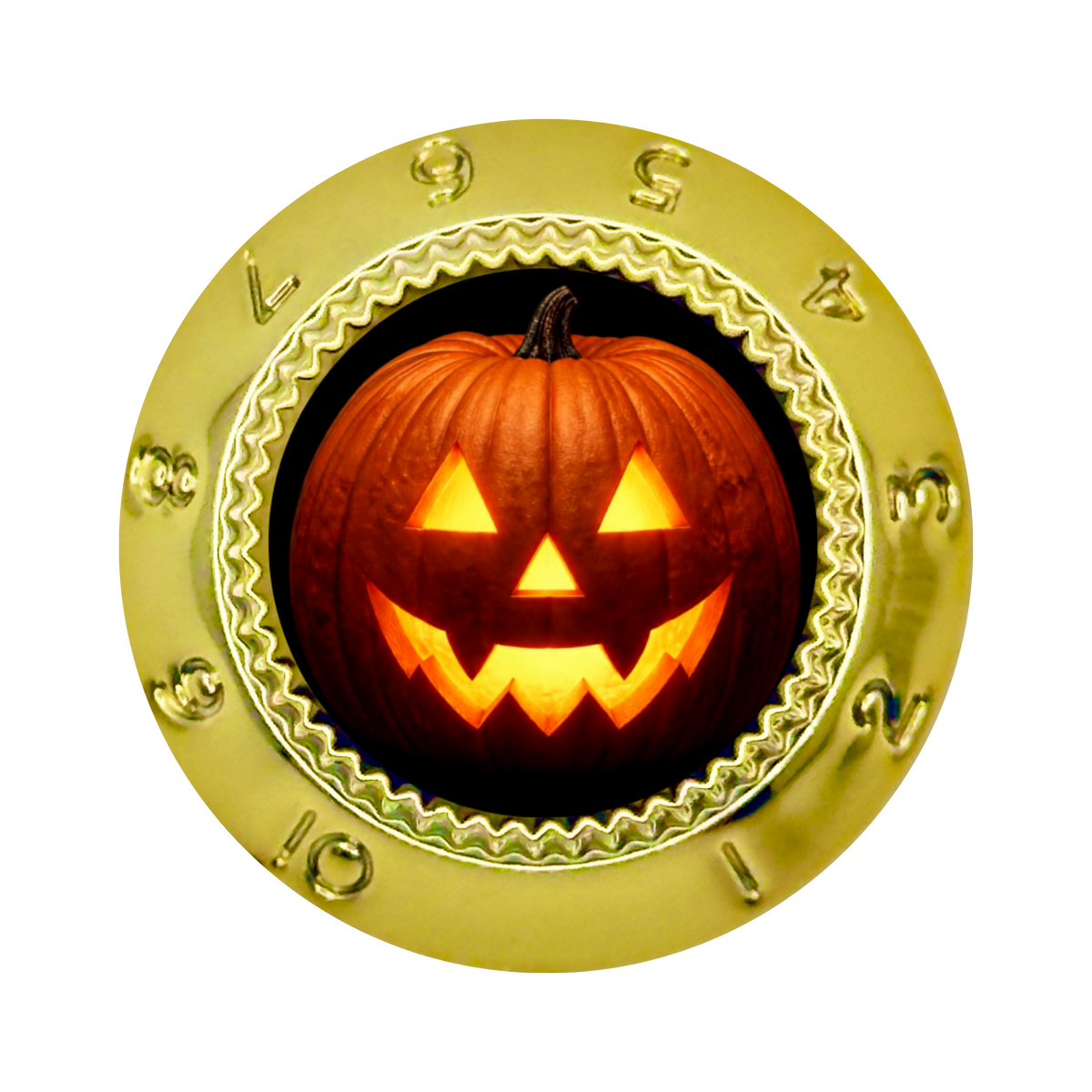 Custom Strums® Jack-o’-Lantern Strat-Style Knob (Single)