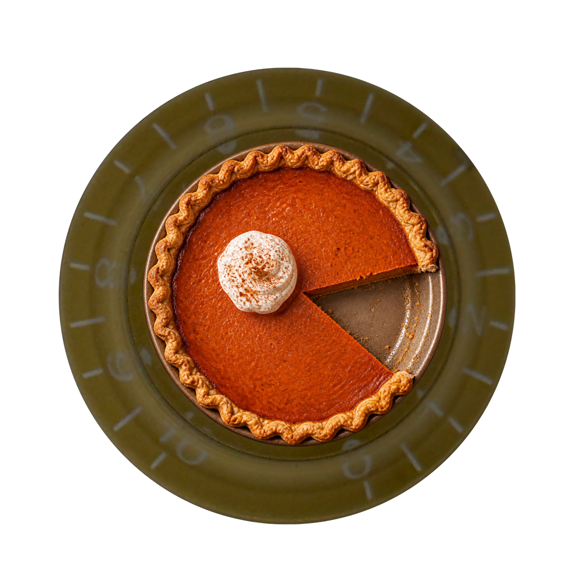 Custom Strums® Pumpkin Pie Top Hat-Style Knob (Single)