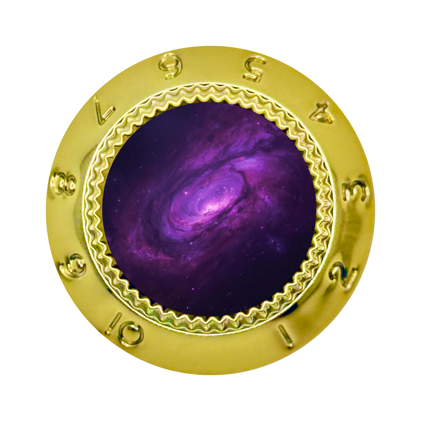 Custom Strums™ Purple Galaxy Strat-Style Knob (Single)