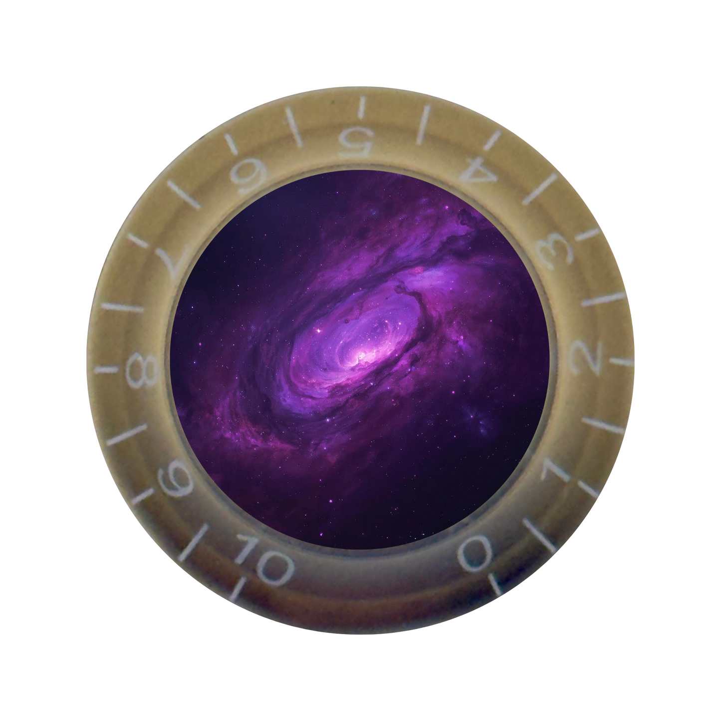 Custom Strums™ Purple Galaxy Bell-Style Knob (Single)