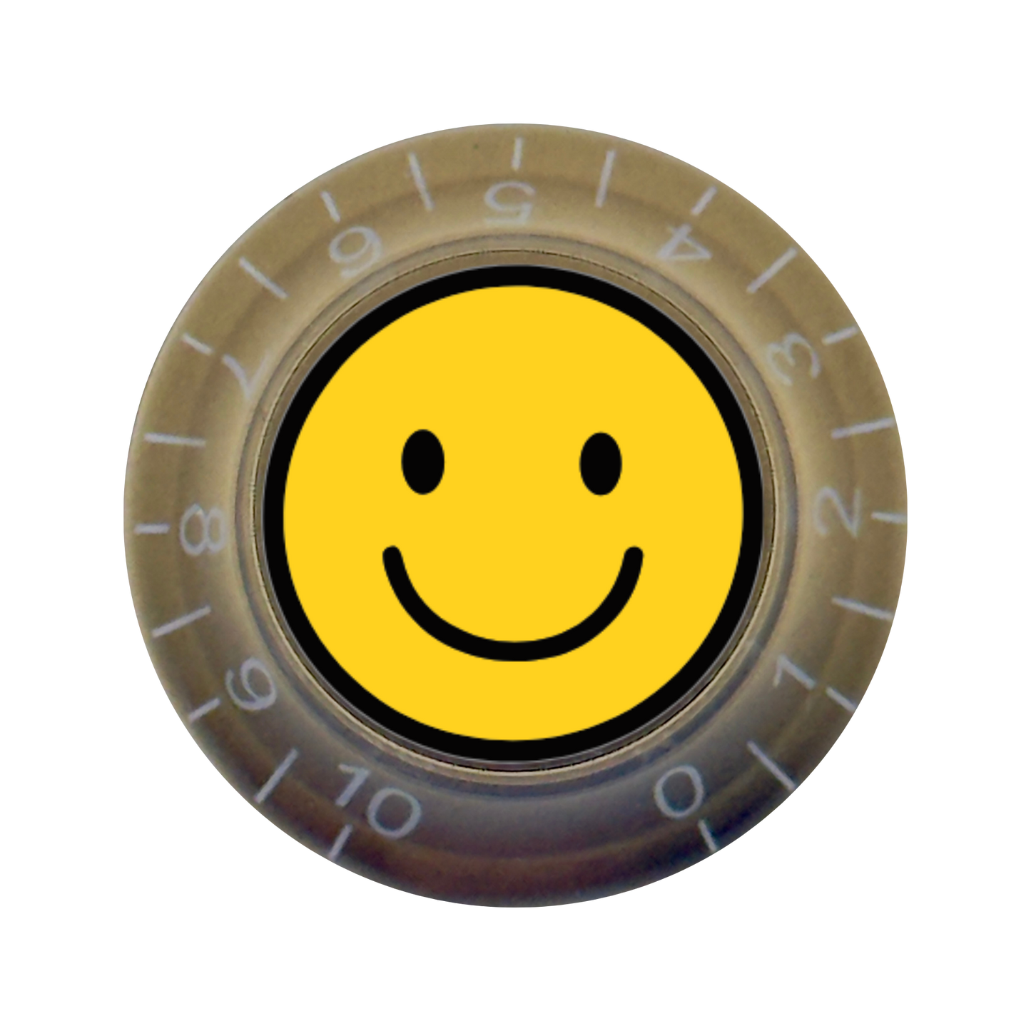 Custom Strums™ Smiley Face Bell-Style Knob (Single)