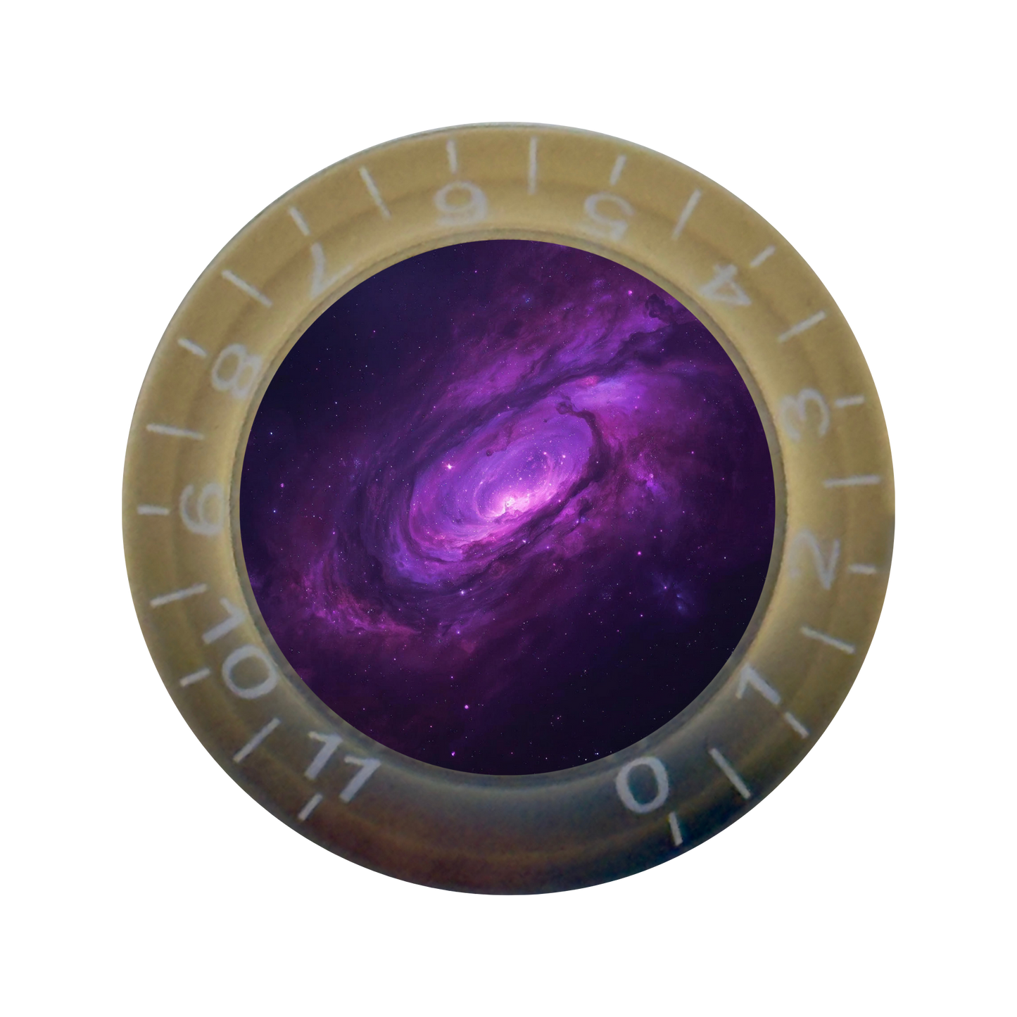 Custom Strums™ Purple Galaxy Bell-Style Knob (Single)