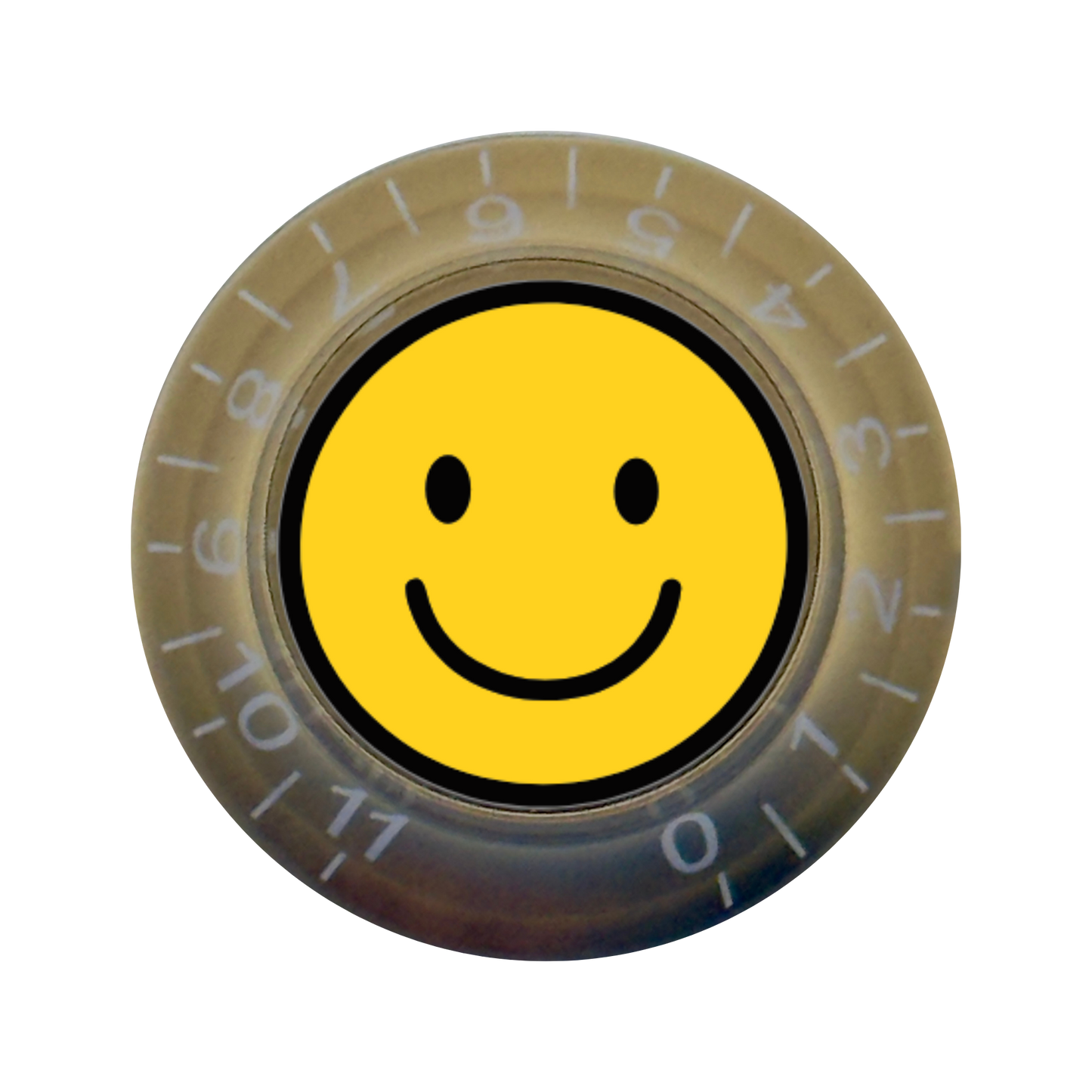 Custom Strums™ Smiley Face Bell-Style Knob (Single)