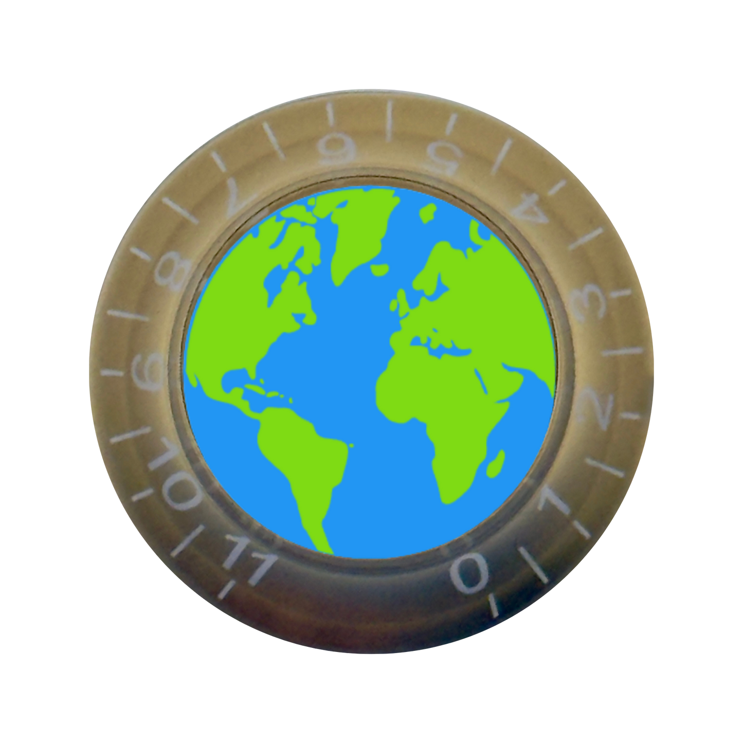 Custom Strums™ Earth Bell-Style Knob (Single)